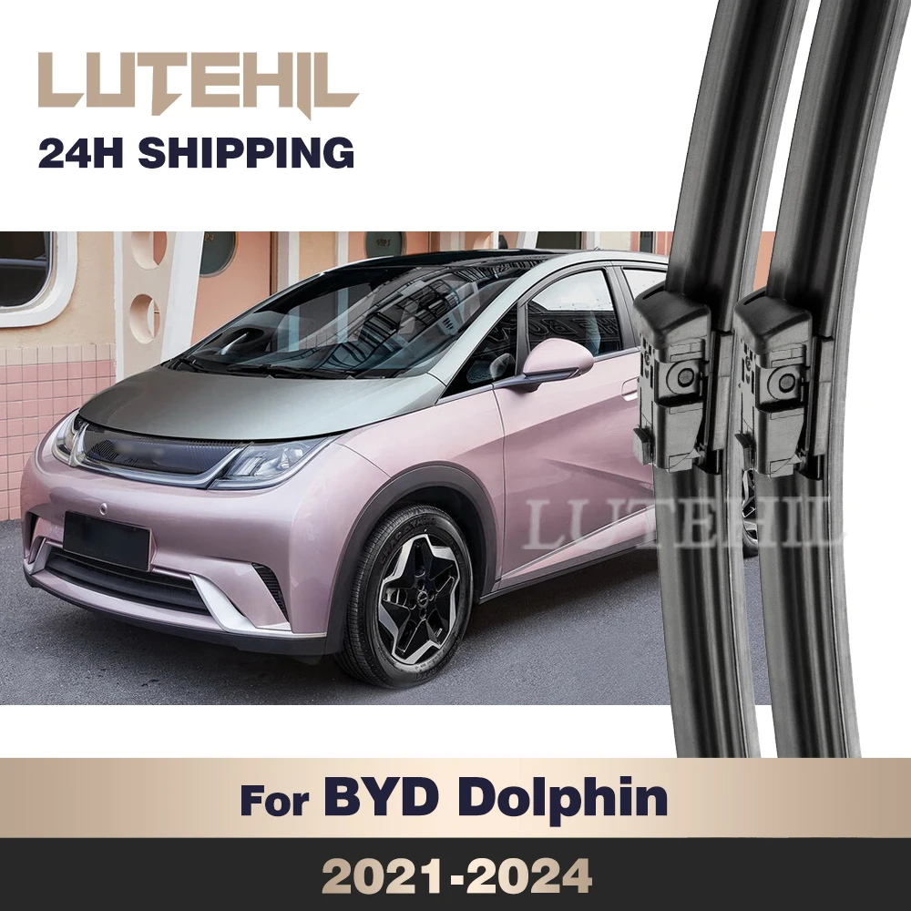 

LUTEHIL Wiper For BYD Dolphin 2021-2024 2022 2023 Wiper Front Wiper Blades Windshield Windscreen Window Brush 24"+16"