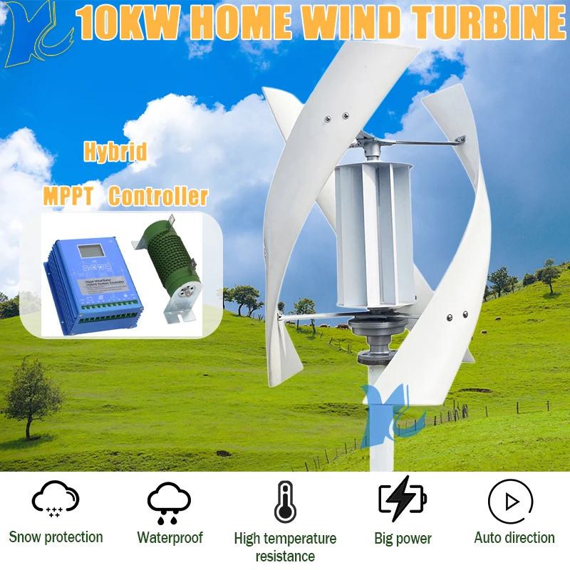 Heimboot-Windkraftanlage 8KW 1 – Horizontal Wind Turbine 10Kw Bewertung und Preis