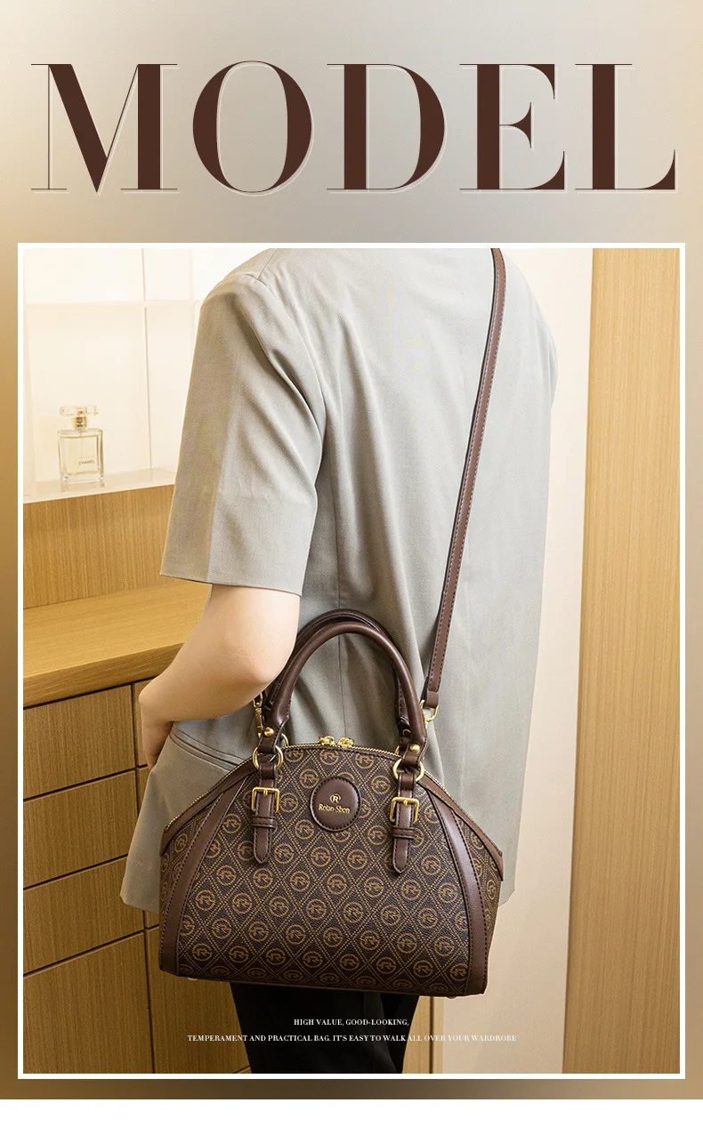 Novedad 2026: Bolso Tote de Gran Capacidad para Viajes Diarios con Diseño Estampado – Bolso de Hombro y Bandolera Elegante para Mujer
