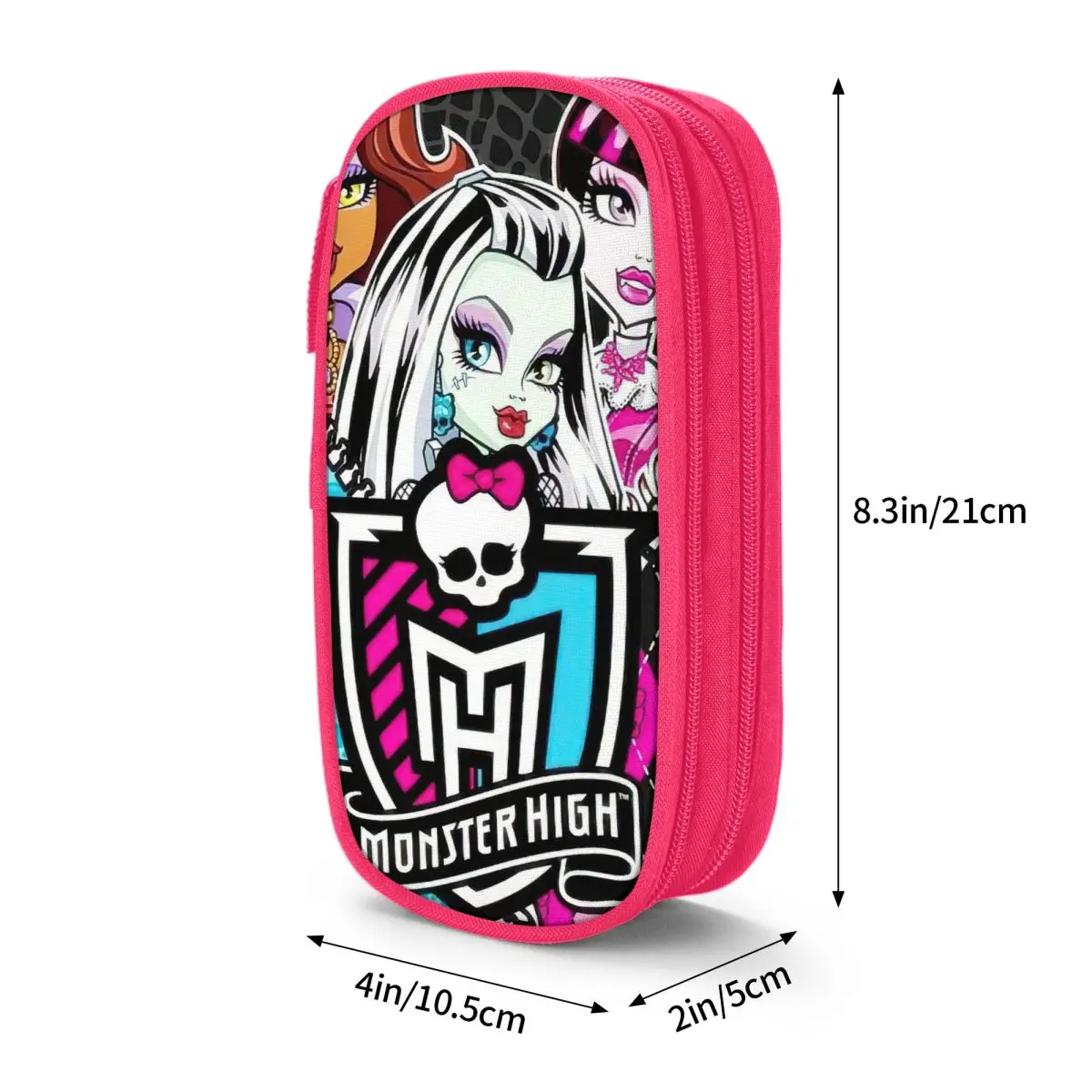 Monster High Pencil Cases Draculaura Anime Pencilcases Pen Box Kids Big Capacity Bags School Supplies Gifts Accessories