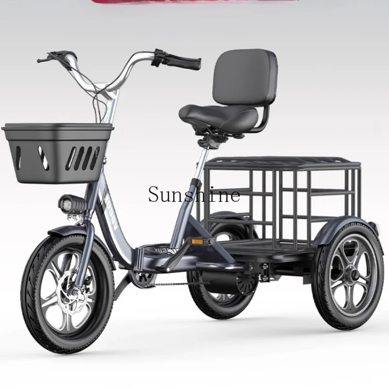 

Electric tricycle for the elderly to help pick up children Home small folding scooter