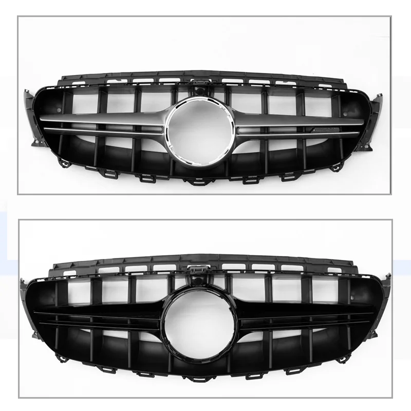 E63 Design Front Bumper Radiator Grille For Mercedes 2016 - 2019 E Class W213 S213 C238 A238 ANG Package & Avantgarde Models