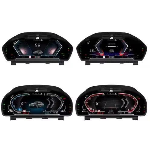 

12.3'' F10 Screen LCD Dashboard Speedometer Digital Cluster 5 Series F10 F11 F18 LCD Instrument Panel Carplay