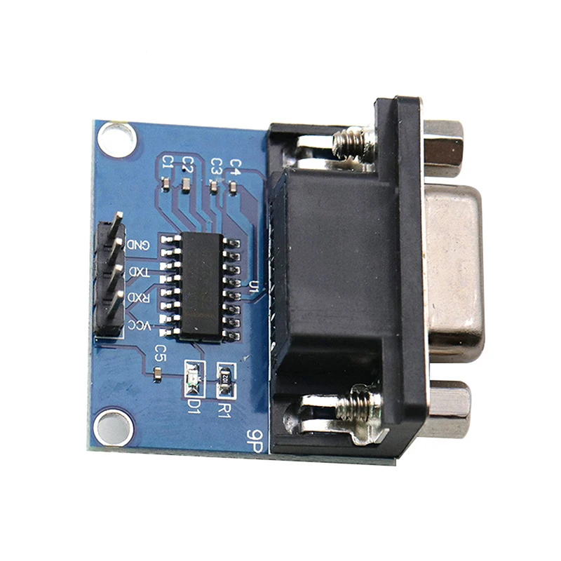 MAX3232 RS232 To TTL Serial Port Converter Module Connector Converter Board Serial Converter Board Brush Line Serial Port Module