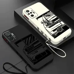 JDM Dream Car Phone Case for Xiaomi Redmi Note 12S 11S 7 9S 12 Pro Plus 8 10 9 10 Pro 11 Pro 5G 9T 10T Silicone Cover