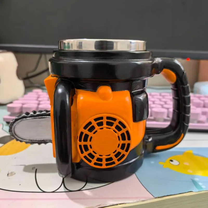 Aesthetic 304 Stainless Steel Chainsaw Mug - Coffee Cup