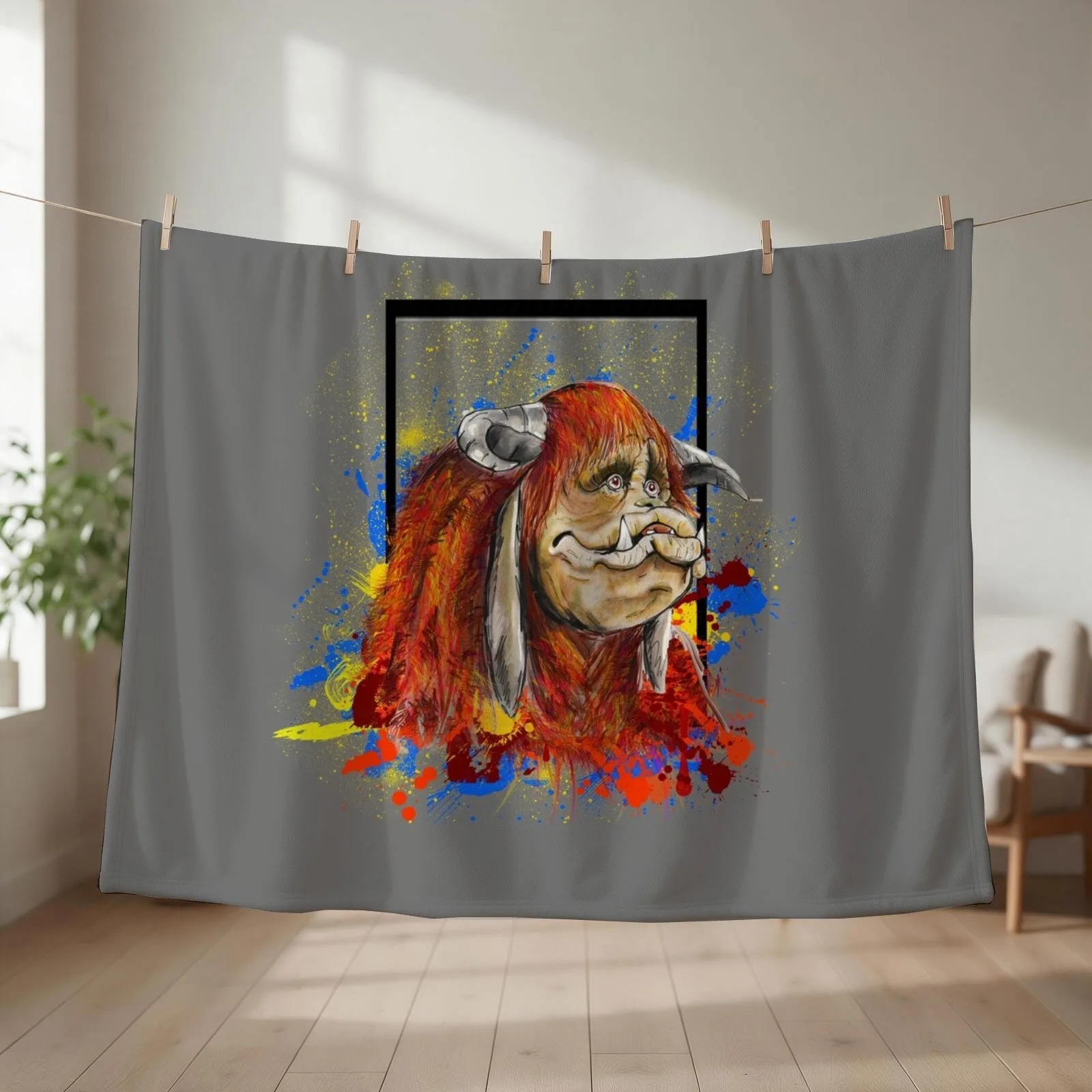 Ludo Splatter! Throw Blanket Soft Plush Plaid Plush Travel Blankets Sofas Of Decoration Blankets
