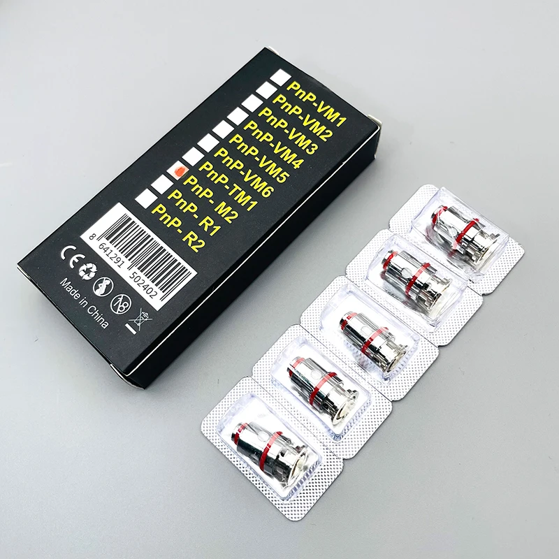 Sharevape 5個pnpコイルVM1 0.3ohm交換コイルTM1 0.6ohm /VM6 0.15ohm /R1 0.8ohm pnpコイルフィット · ヴィンチドラッグx/mod podキット