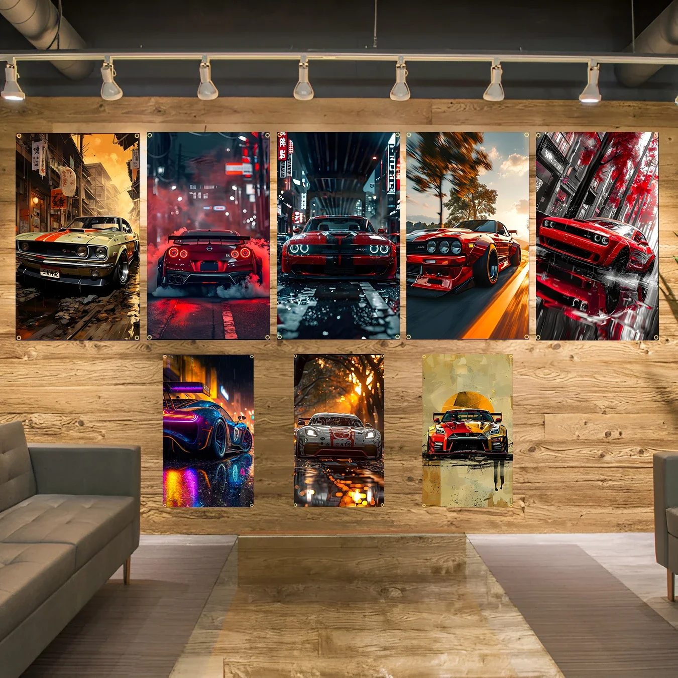 Bandera de coche JDM de carreras geniales, 3x5 pies, 90x150cm, poliéster impreso, decoración para el hogar o al aire libre, regalos