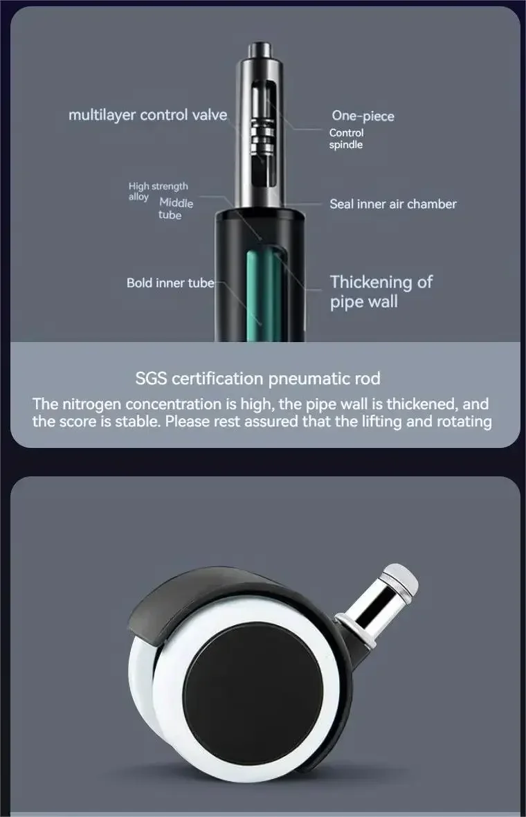 Home Home Gaming Comodo sedile ergonomico con ancoraggio da corsa può sdraiarsi sollevare la sedia del computer