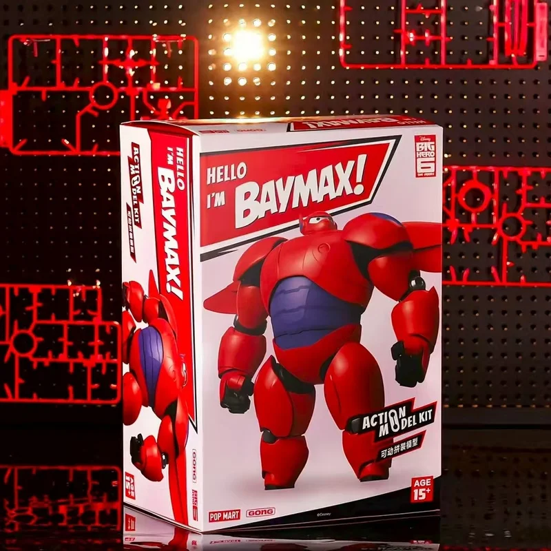 

100% Genuine Gong Big Hero 6 Baymax New Series Assembled Model Baymax 18cm Action Figure Ornaments Birthday Gift For Kid