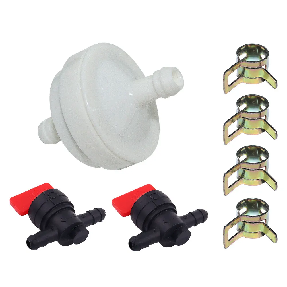 In Line Fuel Shut Off Valve 1/4" For Briggs & Stratton Murray Toro 494768 698183 Grass Trimmer Cortador De Grama