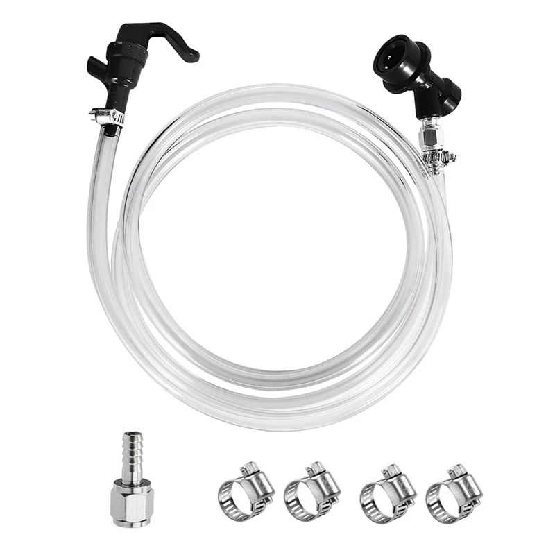 5 FT Ball Lock Beer Line Assembly Kit,Tubing Ball Lock Quick Disconnect For Cornelius Keg Beer Dispenser Soda Easy To Use