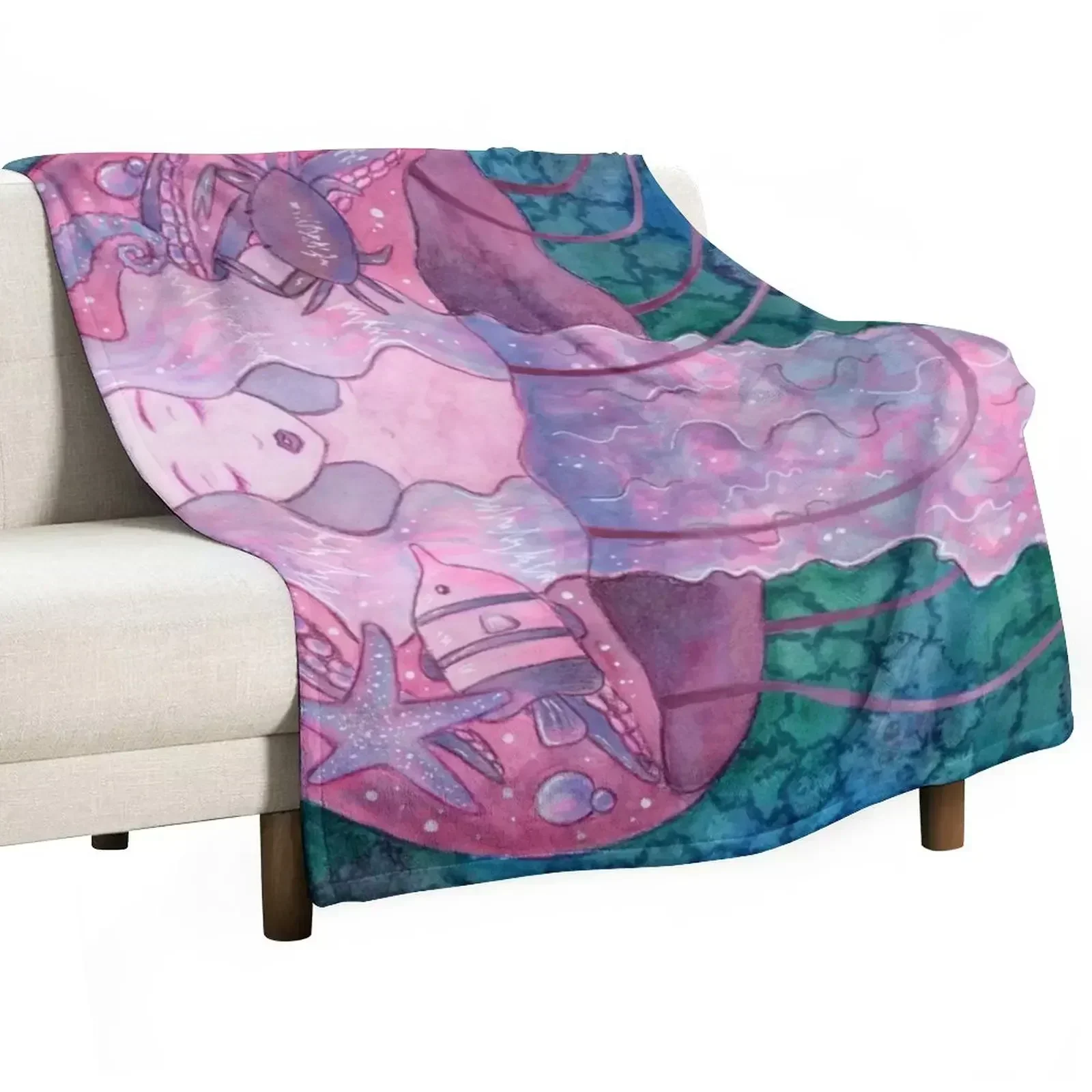 Jelly Dreams Throw Blanket Nap Luxury Brand for winter heavy to sleep Plaid on the sofa Cute Plaid Blankets