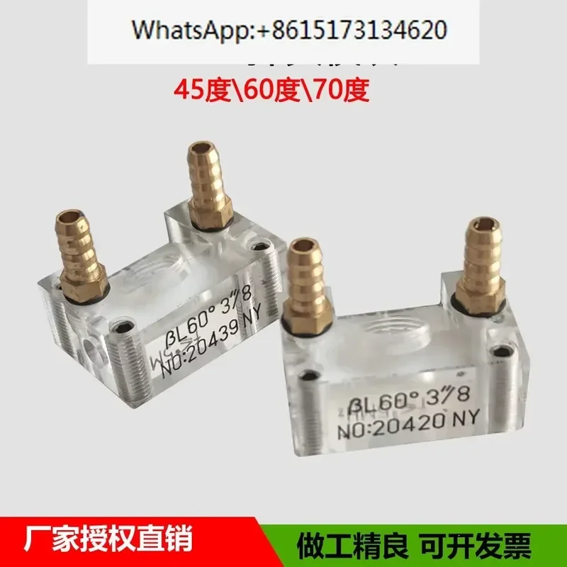 Weld Inspection TOFD Probe Wedge Block Polystyrene 45 60 70 Degree Oblique Cutting