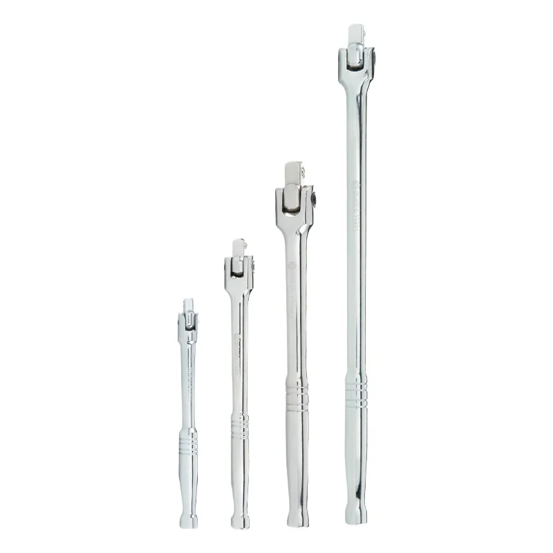 

1Universal sleeve wrench handle connecting rod lengthened 7-character multi-angle movable afterburner bending rod
