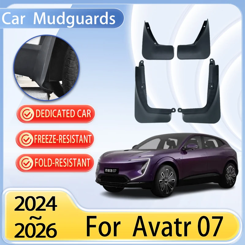 

Car Mudguards Parts For Avatr 07 2024 2025 2026 Front Rear Wheel Mudguards Mudflap Fender Flare Cover Guard Auto Mud Accessories