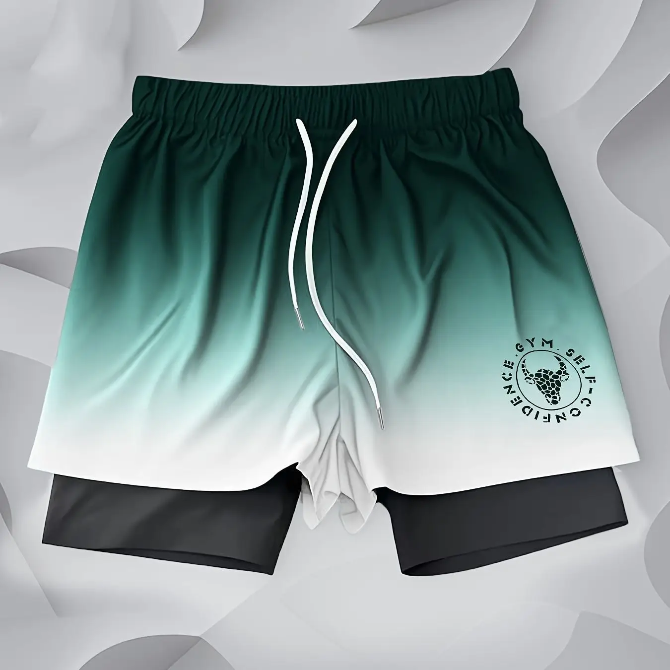 2026 Sommer neue europäische und amerikanische Herren-Sport- und Freizeit-Shorts, atmungsaktive, schweißabsorbierende, schnell trocknende Shorts – Detail 11