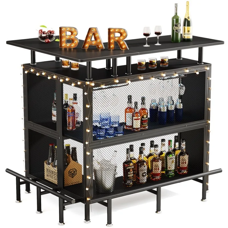 

Household bar table, industrial style narrow table, milk tea shop bar high table, commercial integrated bar