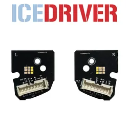 Icedriver for VW Golf 8 R GTI MK8 DRL RGBW multicolor RGB LED boards daytime running lights Yellow Red Blue Demon Eye