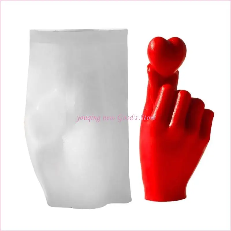 

57QA силиконовая форма в форме сердца для поделок своими руками, силиконовая форма для украшения своими руками для свечей и в в