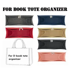 For D Book Tote organizer Insert bag Makeup Handbag Organizer Travel Inner Purse Baby Cosmetic Mommy Bag