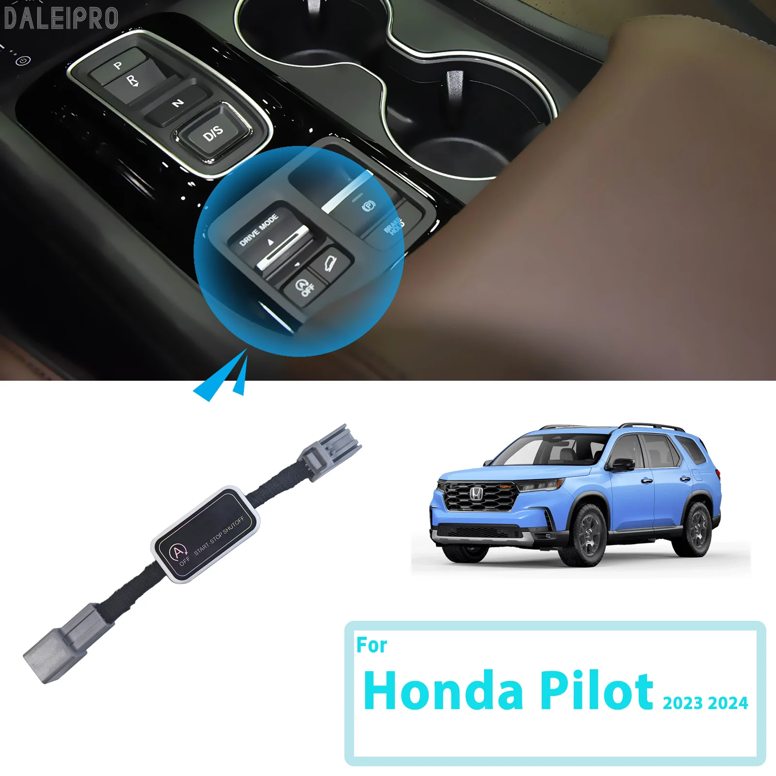 

For Honda Pilot 2023 2024 Automatic Stop Start Engine System Disable Smart Shut Down Car Auto Start Stop Eliminator