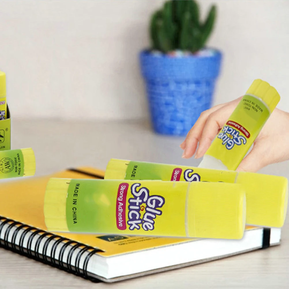 12 Pcs Solid Glue Rod Adhesive Sticks Craft for Kids Strong Bulk Gluestick Office