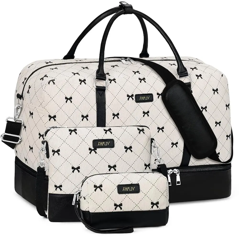 

Free ShippingWeekender Bags for Women, 21\ Weekender Travel Bag, Travel Duffle Bag with Shoe Compartment Carry on Overnight Duff
