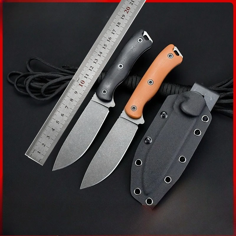 

BK16 Tactical Straight Knife 440C Blade Nylon Fiber Handle Hiking Equipment Ideal Choice for Professionals Outdoor Enthusiasts