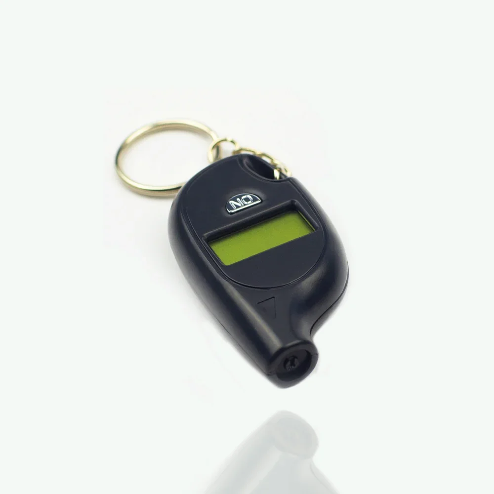 Portable Keychain Tyre Air Pressure Gauge Tester Digital LCD 5-100 PSI Procession Tool Tire Pressure Monitor Digital Detection