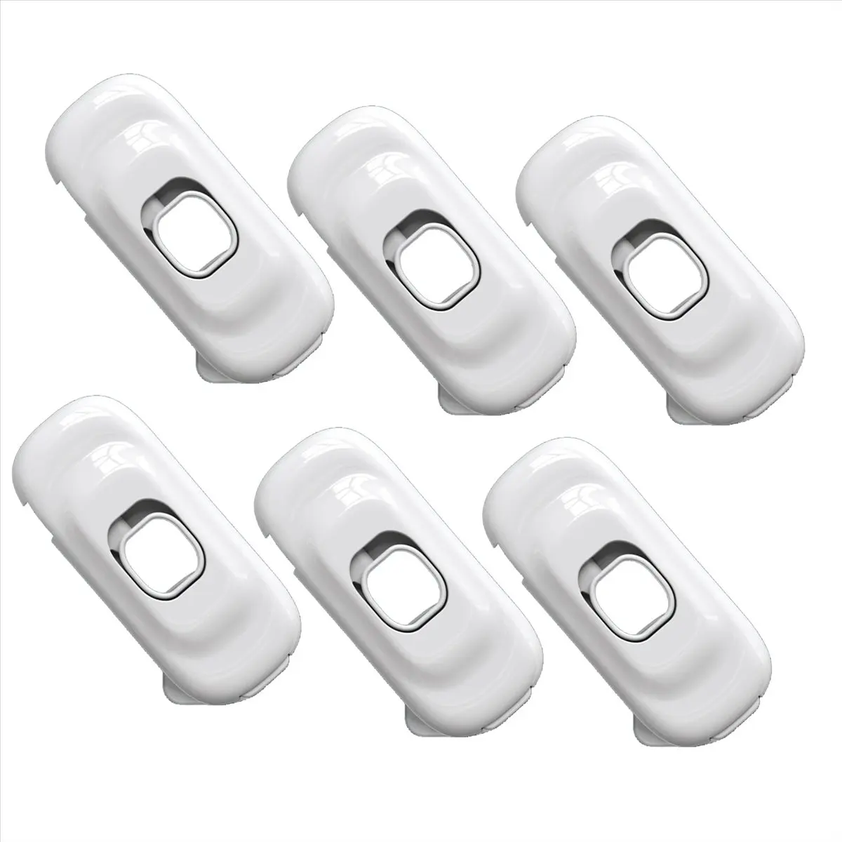 A89X Cabinet Fridge Locks Baby Proofing, 6 Pack Child Proof Cabinet Refrigerator Locks, Baby Child Safety Frigerator Locks