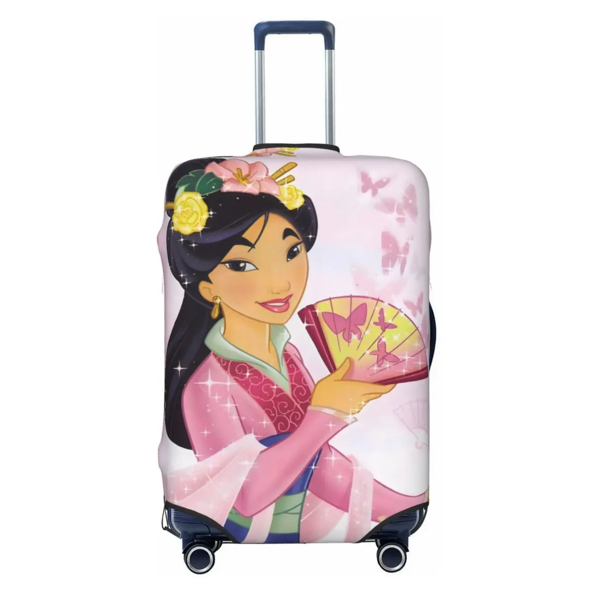 

Custom Mulan Movies Luggage Cover Protector Fashion Cartoons Travel Suitcase Protective Cover for 18-32 Inch
