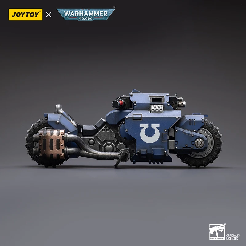 JOYTOY Warhammer 40K Ultramarines Outriders عمل الشكل دراجة نارية لعبة مجسمة دمى جمع الحلي سلسلة Ultramarines #4