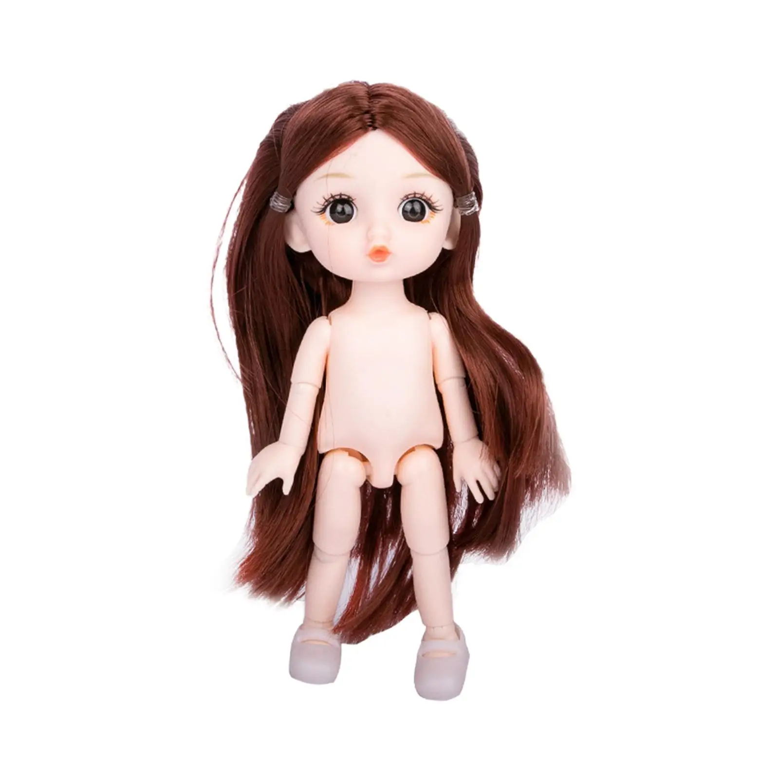 Preciosa muñeca de moda de 16cm, articulaciones flexibles, juego de simulación, juego de juguete para juguete