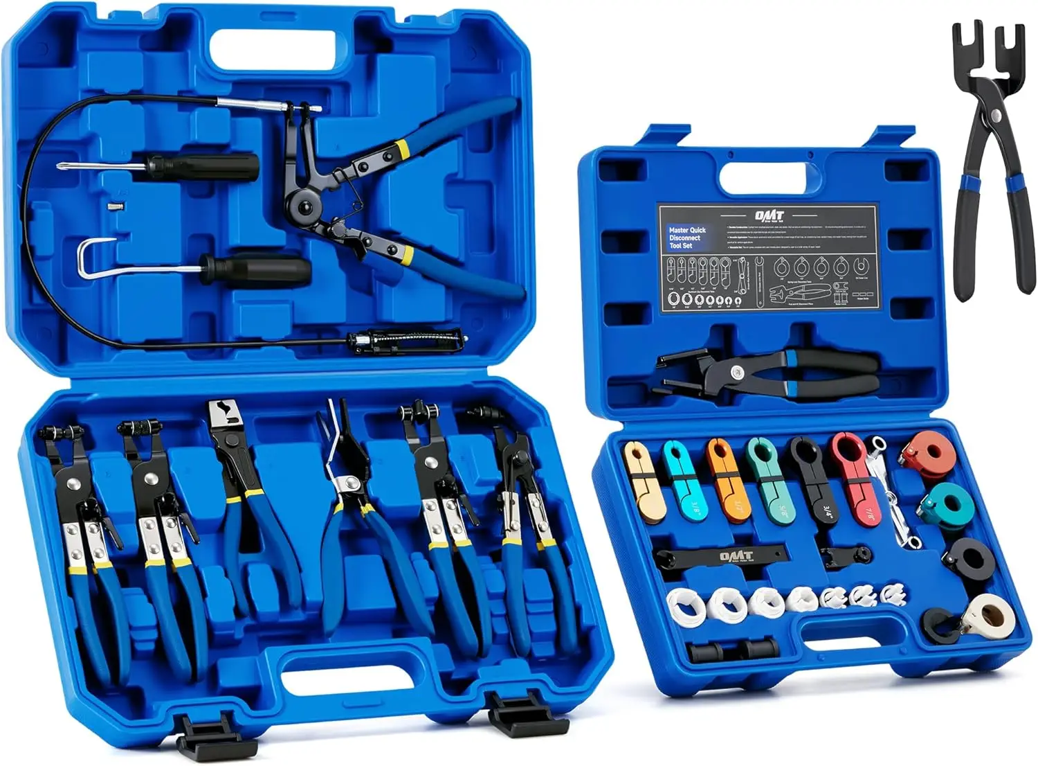 

35pc Fuel Line Disconnect & Hose Clamp Pliers Tool Set with A/C Disconnect and Long Reach Remover Kit