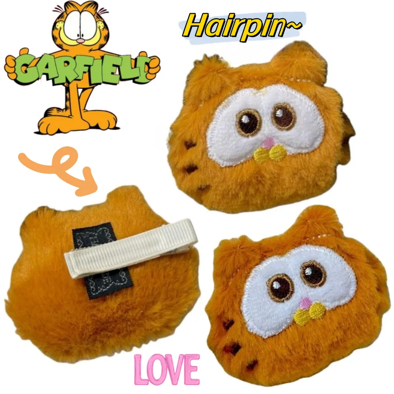 

New Garfield Odie Pooky Jon Abackel Nemo Anime Merchandise Creative Cartoon Hair Clips High-Value Girls' Bangs Hair Accessories