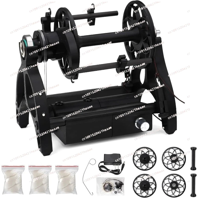 Suitable for household mini electric spinning carts, free installation, adjustable speed 12v