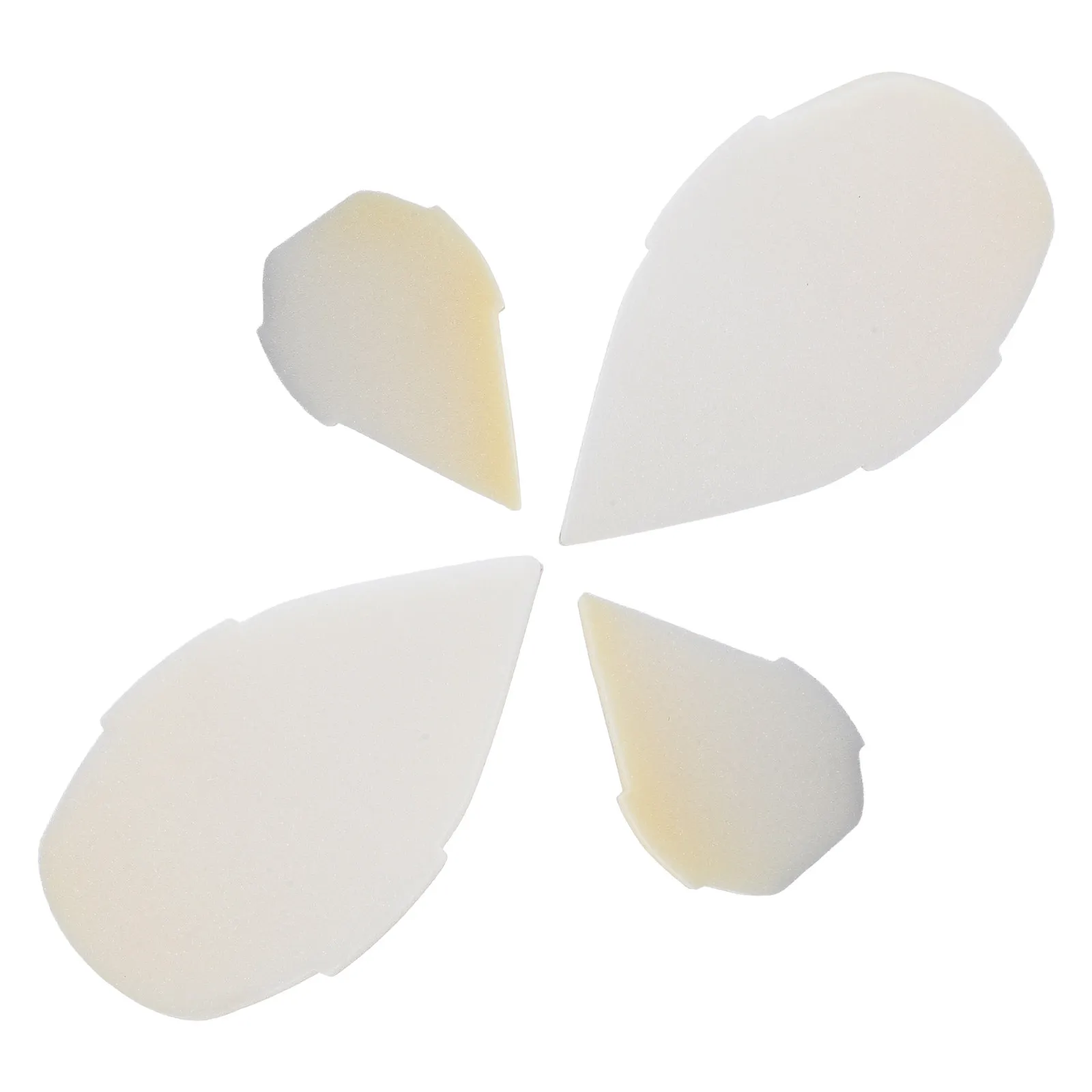4Pcs Sponge Paint Brushes Washable Reusable Replaceable Heads for DIY Home Wall Painting Craft Sponge Brush Art Supplies
