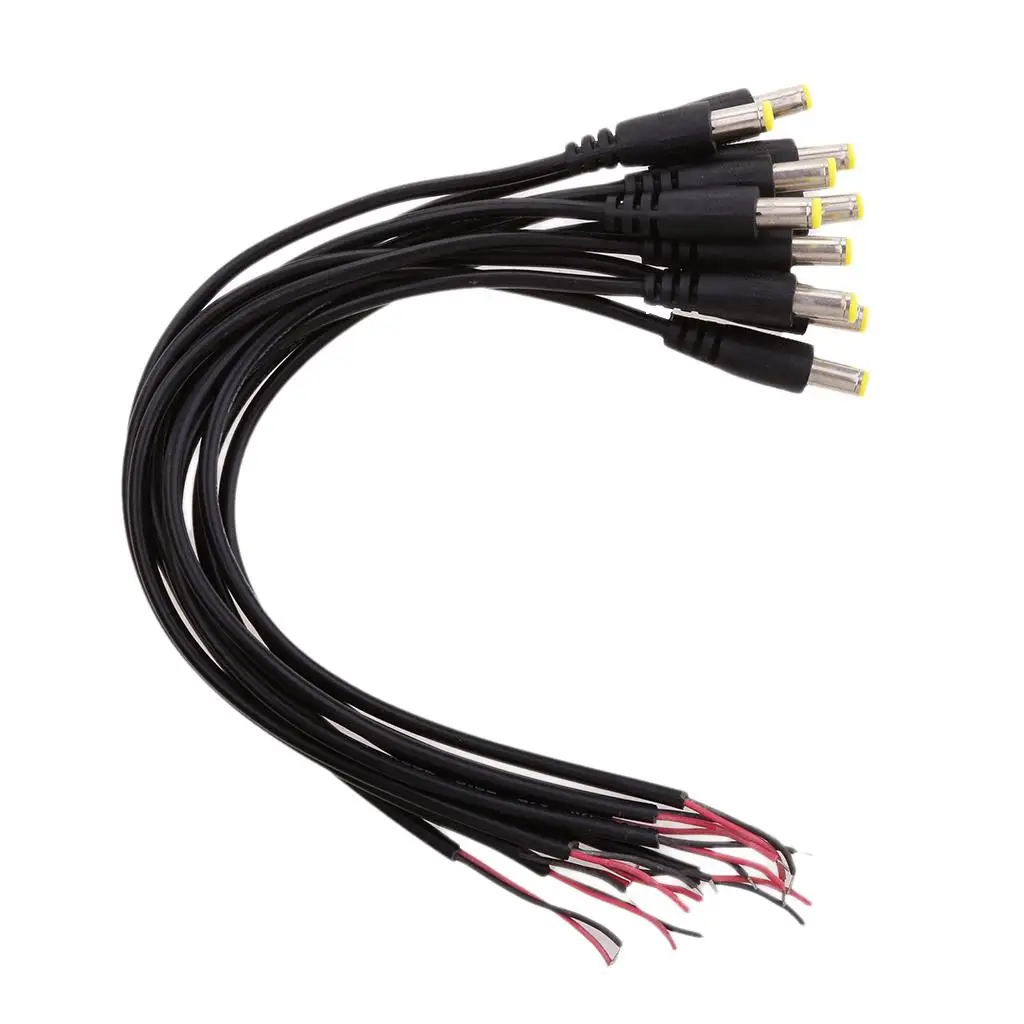 10 ชิ้น 1V 38V 5.5x2.1 มม.ปลั๊ก DC Connector สําหรับ LED Driver/Strip Connector/กล้อง