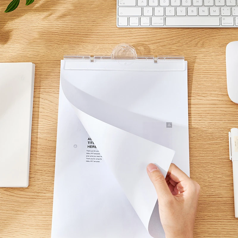 Cartelle di file magnetiche trasparenti Forte aspirazione Non facile da cadere Forniture multifunzionali per ufficio e scuola Cartelle di file A4