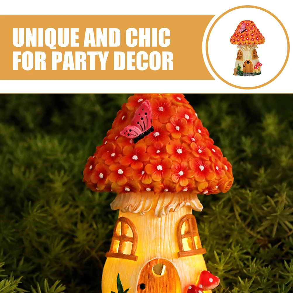 

Aesthetic Mushrooms Garden Lights Lighting Resin Miniature