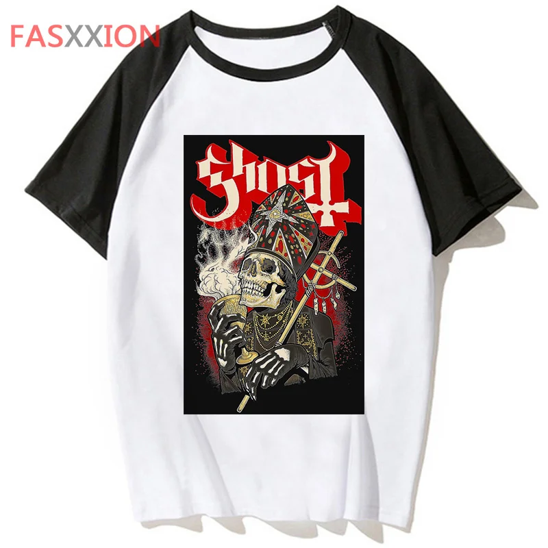 Ghost Band t shirt t-shirt female casual streetwear aesthetic grunge funny t shirt couple clothes