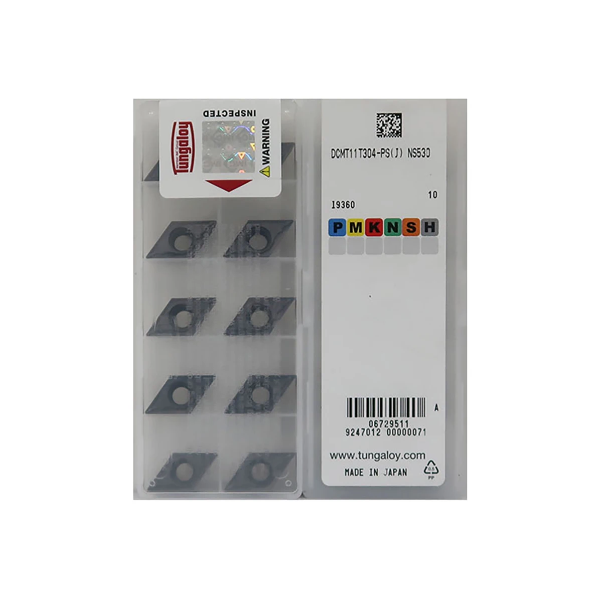 

100% оригинальные твердосплавные токарные пластины DCMT11T304/302/308/070204/02 PS NS530 для обработки с ЧПУ