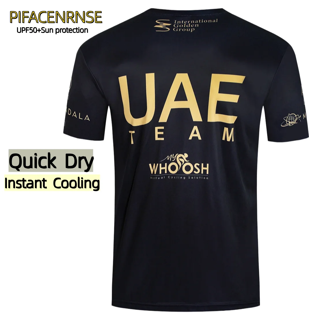 

UAE Team Cycling Jersey 2026 Men's fashion Quick Dry Running Tshirt Bike Maillot Sports T-shirt Clothing