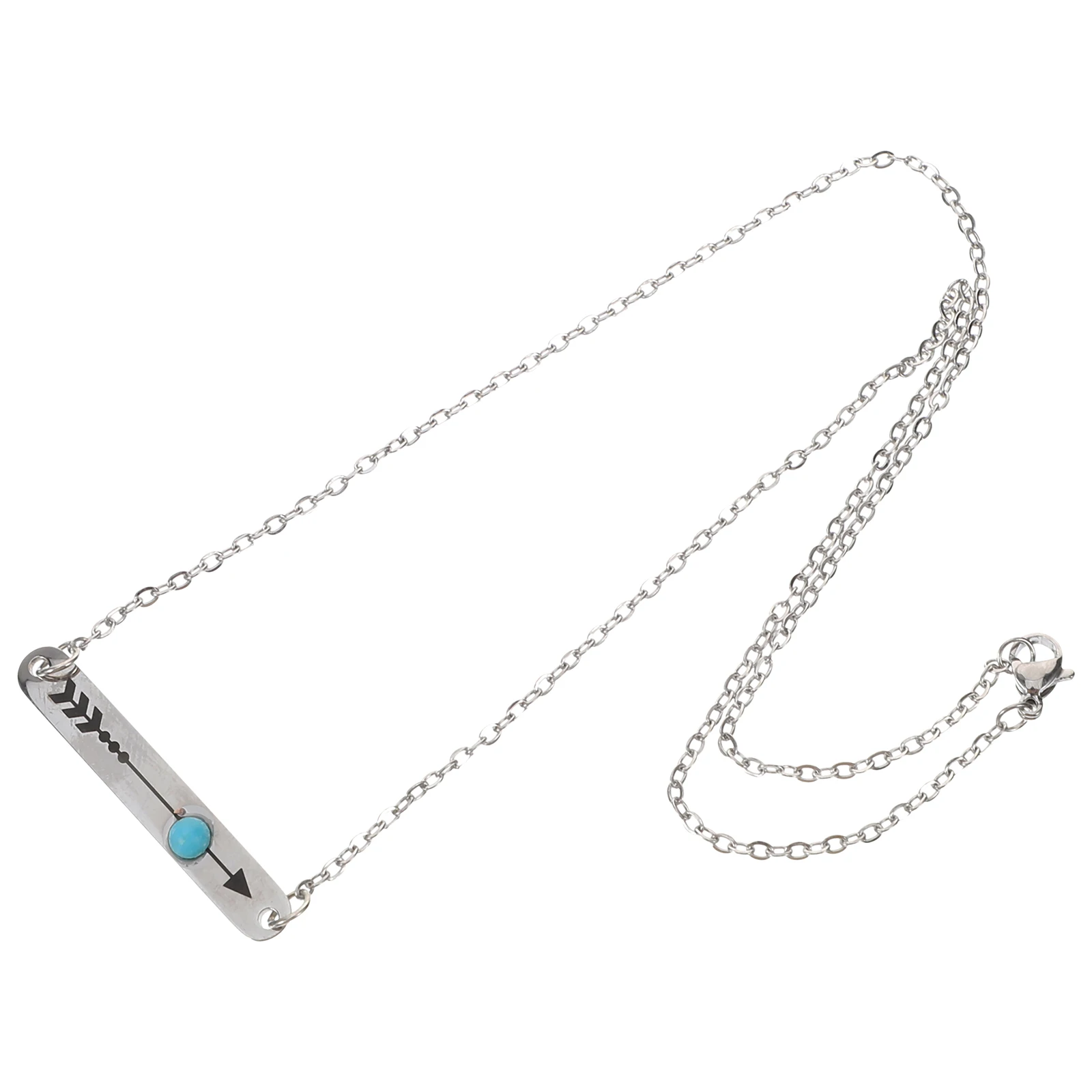 

Geometric Pendant Necklace Metallic Charm Hanging Neck Style Women Trendy Fashion Simple Jewelry Cool Accessories