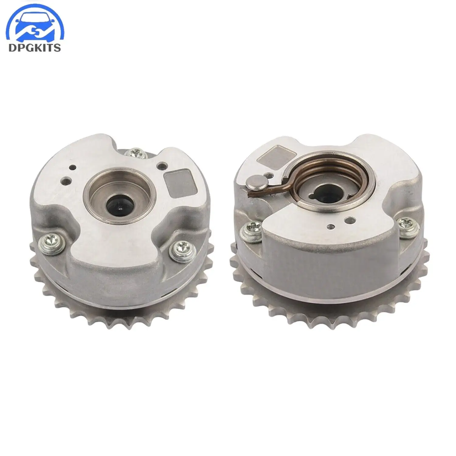 DPGKITS 2個入り カーカムシャフトタイミングアジャスター 06E109083N 06E109084N アウディ A8 RS7 S6 S7 S8 4.0L 車修理交換部品対応