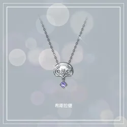 Final Fantasy Necklace for Women FF14 Necklaces Hythlodaeus Pendant Trend Fashion Couples Gift Cosplay Metal Accesorios Jewelry