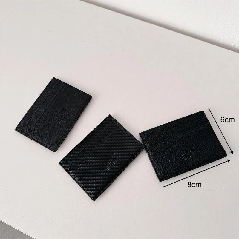 الكورية Ins البنك بطاقة الطالب بطاقة الائتمان العصرية رقيقة حامل البطاقة المحفظة متعددة الفتحات للرجال النساء رئيس جواز السفر معرف التخزين