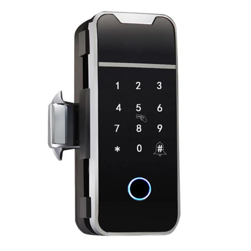 smart office glass door lock ttlock apps fingerprint password lock glass door ttlock fingerprint smart lock with bluet